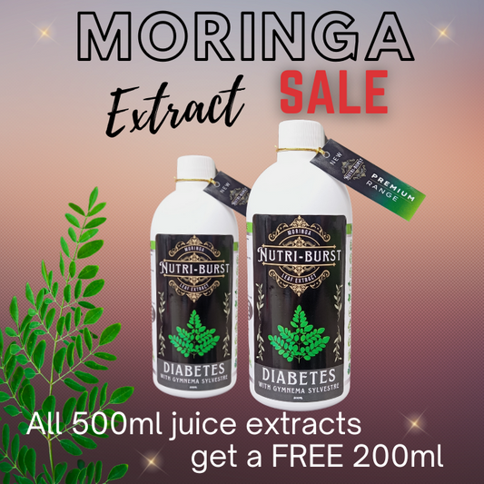 Nutri-Burst Moringa Leaf Extract For DIABETES with added Gymnema Sylvestre