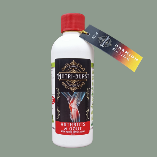 Nutri-Burst Moringa Concentrate Leaf Extract for ARTHRITIS and GOUT with added Devil's Claw