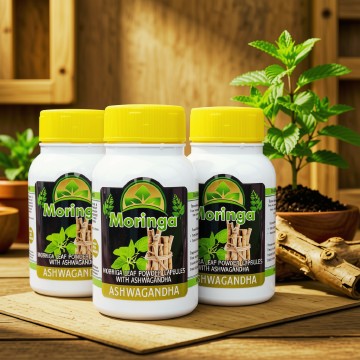 Moringa with Ashwaghanda Capsules