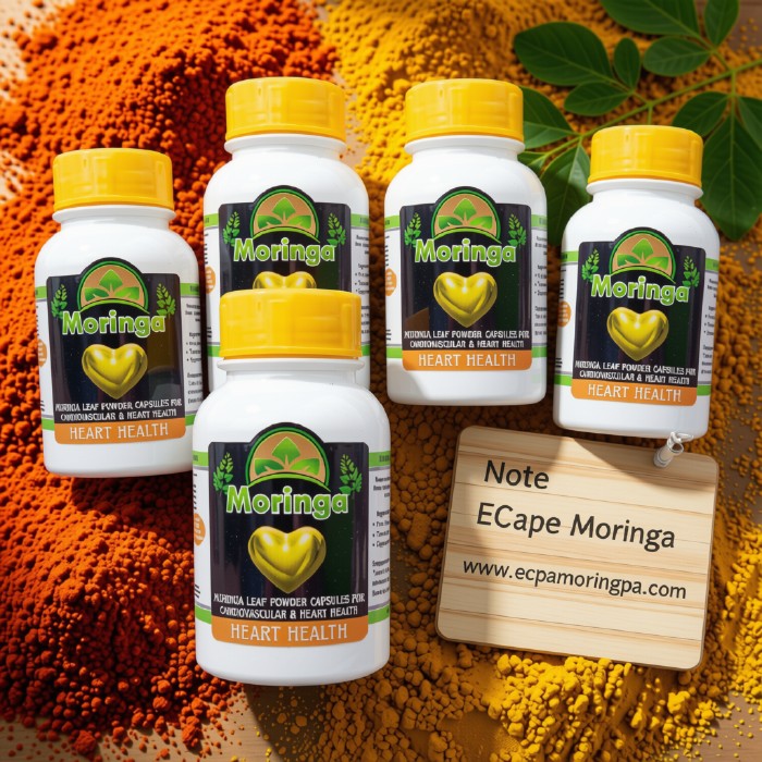 Moringa, Tumeric & Cayenne Pepper for Heart Health