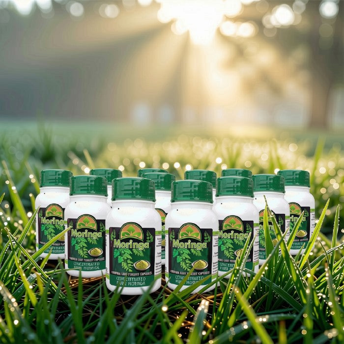 Pure Moringa Powder Capsules